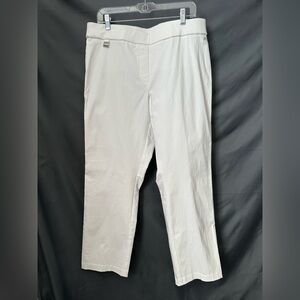 Emaline Women’s White Tummy Control Pants Size: 16 Petite NWT